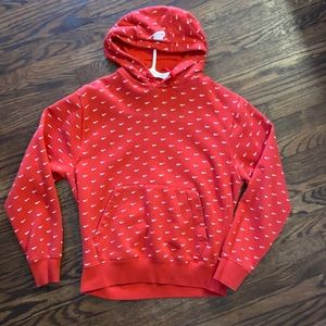 Men’s red Nike hoodie